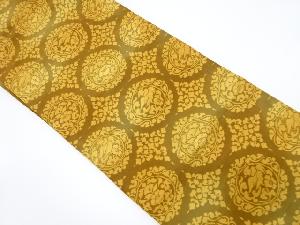 花鳥に華紋織り出し暈し名古屋帯